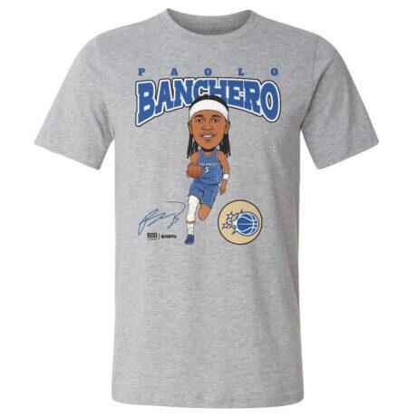 Paolo Banchero Orlando Magic 500 Level Hardwood Comic T-Shirt - Heather Gray