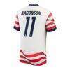 Brenden Aaronson USMNT Nike 2026 Home Stadium Replica Jersey - White - Detail View