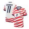 Brenden Aaronson USMNT Nike 2026 Home Stadium Replica Jersey - White - Front View