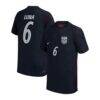 Diego Luna USMNT Nike Youth 2026/27 Away Match Authentic Jersey - Blue - Front View