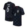 Diego Luna USMNT Nike Youth 2026/27 Away Stadium Replica Jersey - Blue - Front View