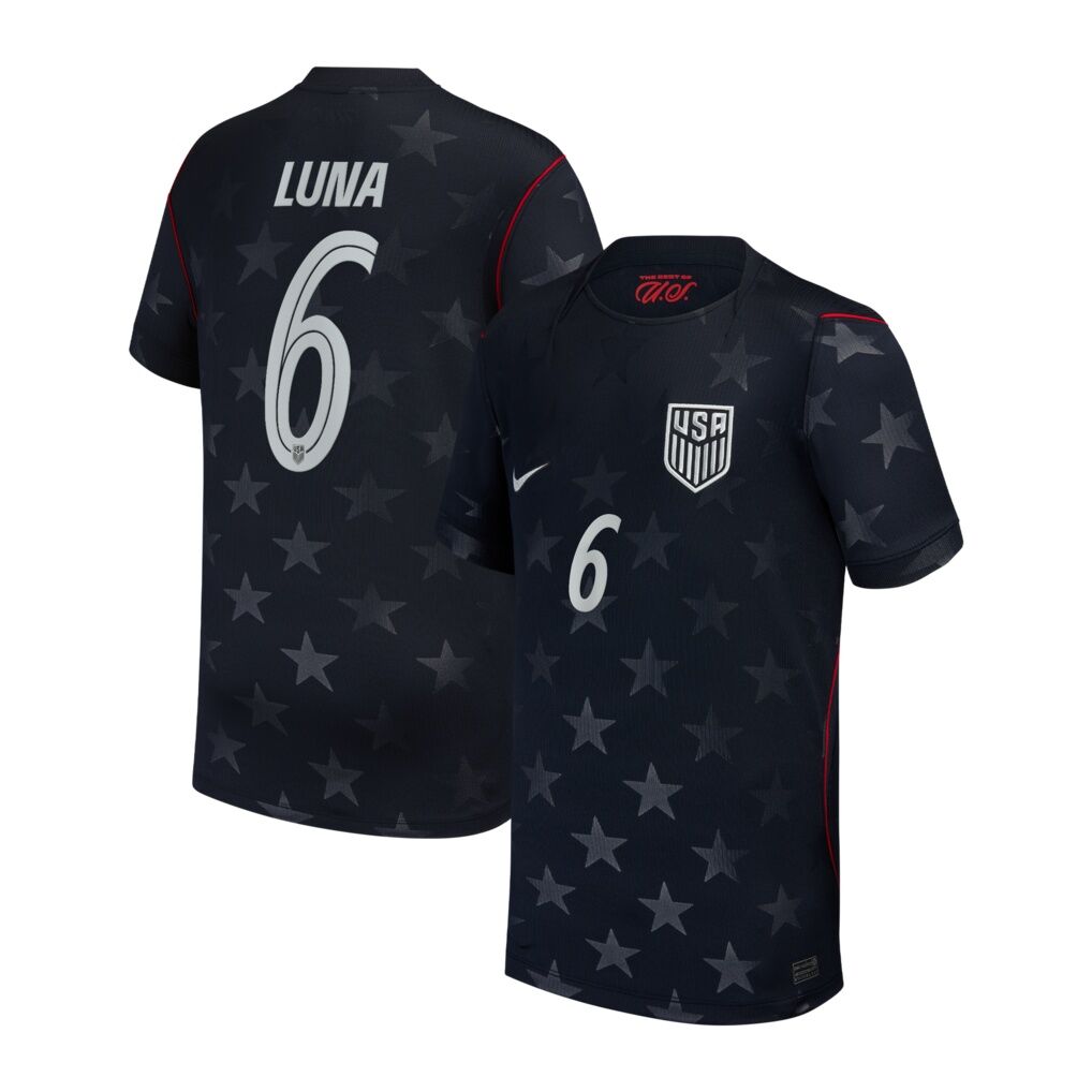 Diego Luna USMNT Nike Youth 2026/27 Away Stadium Replica Jersey