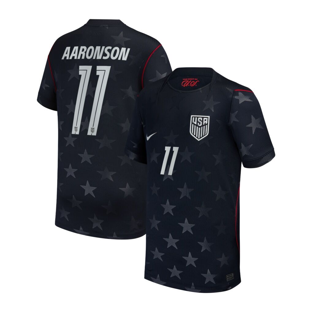 Brenden Aaronson USMNT Nike Youth 2026/27 Away Stadium Replica Jersey