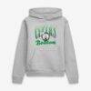 Boston Celtics Stadium Essentials Youth Sky High Hoodie - - Front View
