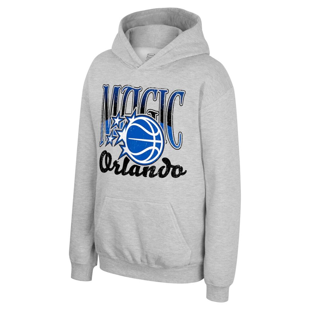 Orlando Magic Stadium Essentials Youth Sky High Hoodie - Heather Gray