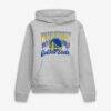 Golden State Warriors Stadium Essentials Youth Sky High Hoodie - - Front View