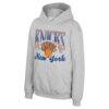 New York Knicks Stadium Essentials Youth Sky High Hoodie - - Back View