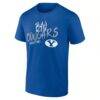 BYU Cougars Hustle Personalized Name & Number T-Shirt - - Side View