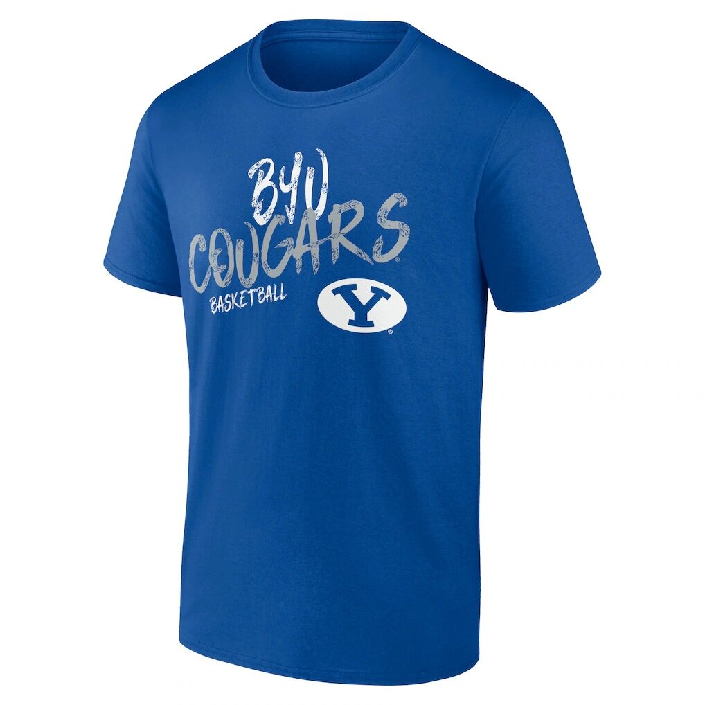 BYU Cougars Hustle Personalized Name & Number T-Shirt - Royal