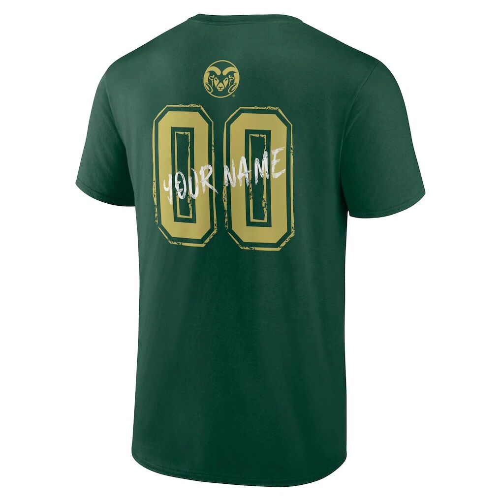 Colorado State Rams Hustle Personalized Name & Number T-Shirt