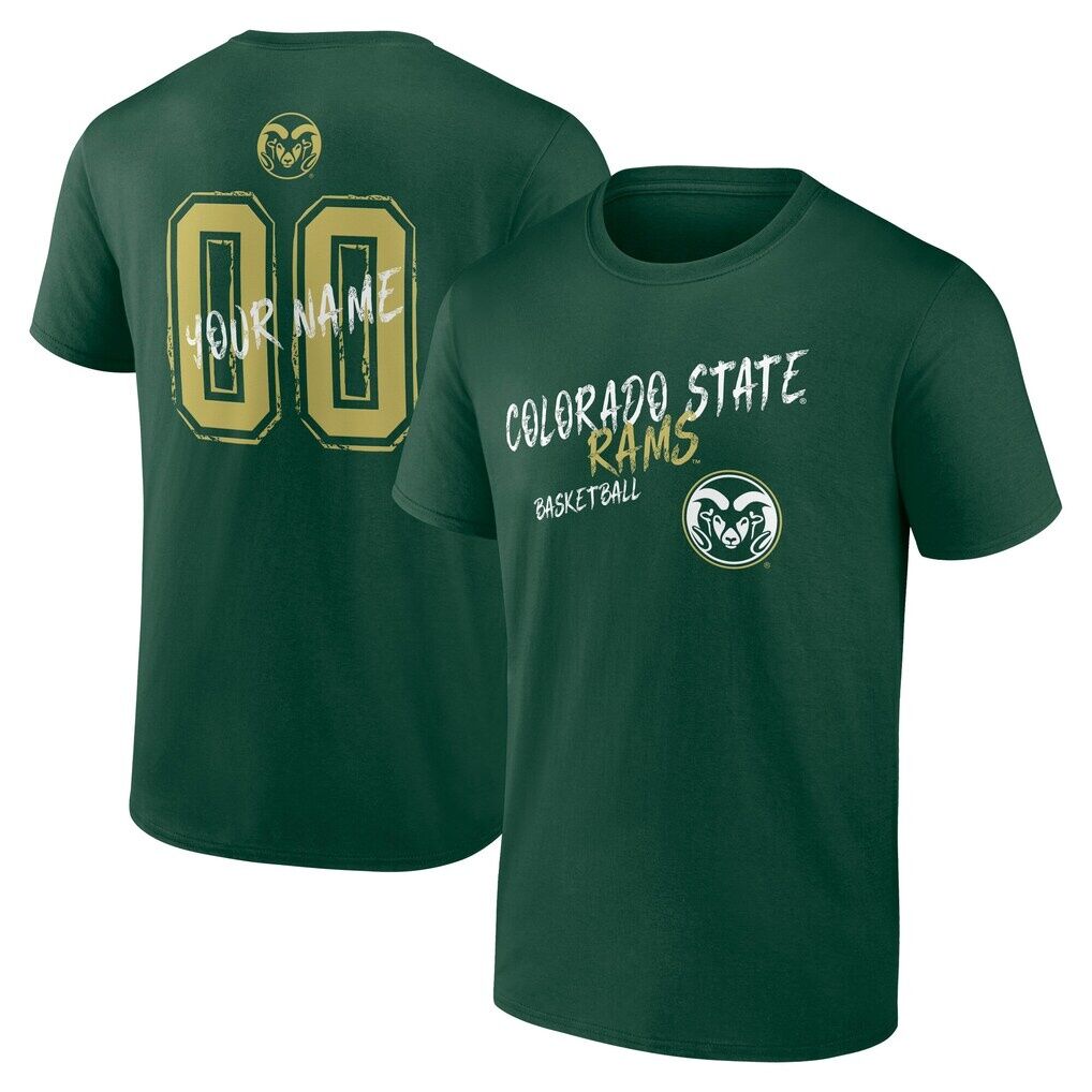 Colorado State Rams Hustle Personalized Name & Number T-Shirt