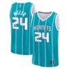 Brandon Miller Charlotte Hornets Fashion7 Youth Fast Break Replica Jersey - Teal - - Front View
