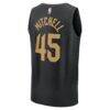 Donovan Mitchell Cleveland Cavaliers Fashion7 Youth Fast Break Replica Jersey - Black - - Detail View