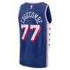 VJ Edgecombe Philadelphia 76ers Fashion7 Fast Break Jersey - Royal - - Detail View