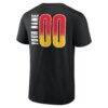 Atlanta Hawks Big & Tall Home Court Pop Personalized Name & Number T-Shirt - Black - Detail View