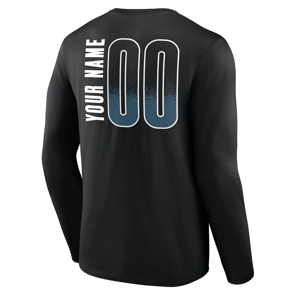 Brooklyn Nets  Home Court Pop Personalized Name & Number Long Sleeve T-Shirt