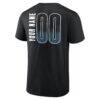 Brooklyn Nets Home Court Pop Personalized Name & Number T-Shirt - Black - Detail View