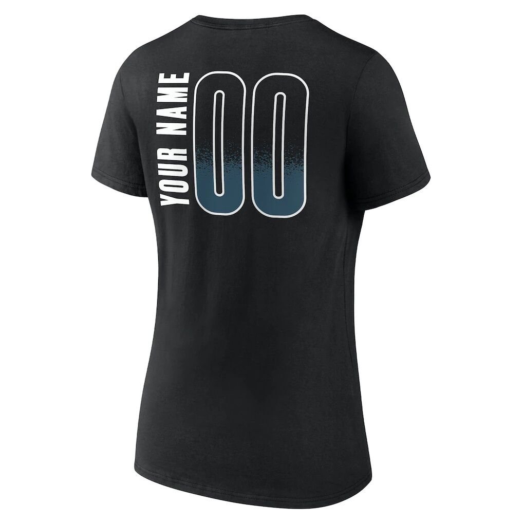 Brooklyn Nets Women's Home Court Pop Personalized Name & Number V-Neck T-Shirt