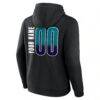 Charlotte Hornets Big & Tall Home Court Pop Personalized Name & Number Hoodie - Black - Detail View