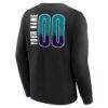Charlotte Hornets Home Court Pop Personalized Name & Number Sweatshirt - Black - Detail View