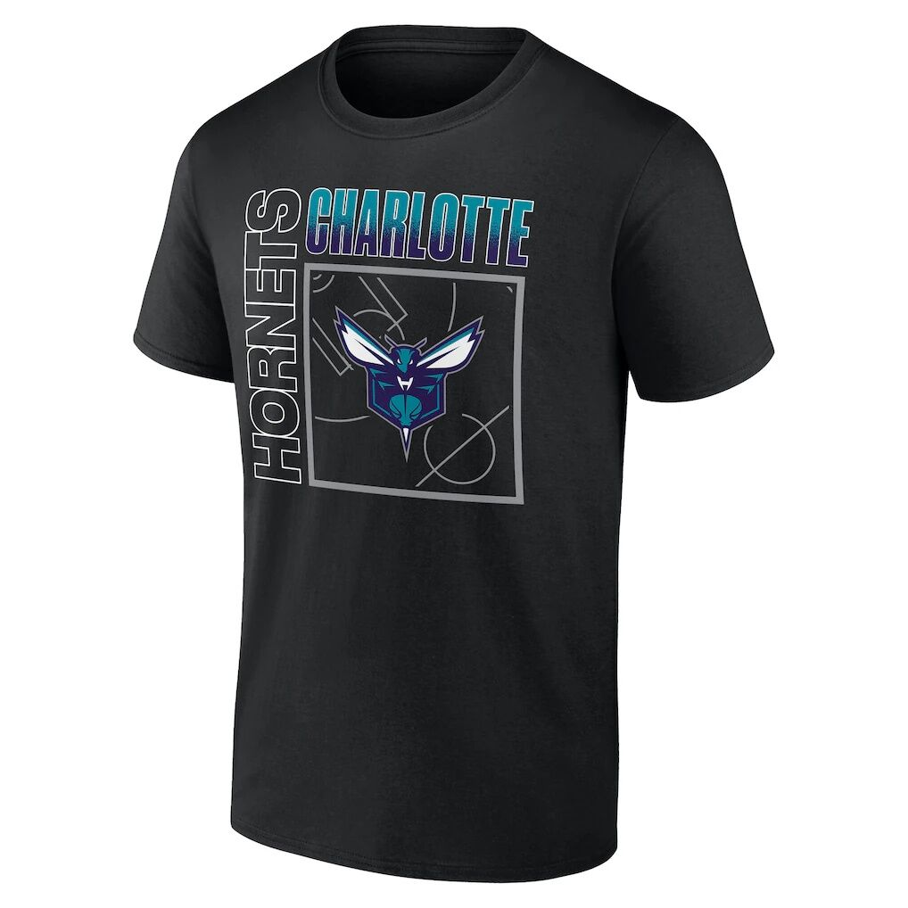 Charlotte Hornets  Home Court Pop Personalized Name & Number T-Shirt