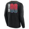 Chicago Bulls Home Court Pop Personalized Name & Number Sweatshirt - Black - Detail View