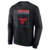 Chicago Bulls Home Court Pop Personalized Name & Number Sweatshirt - Black - Side View