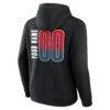 Chicago Bulls Home Court Pop Personalized Name & Number Hoodie - Black - Detail View