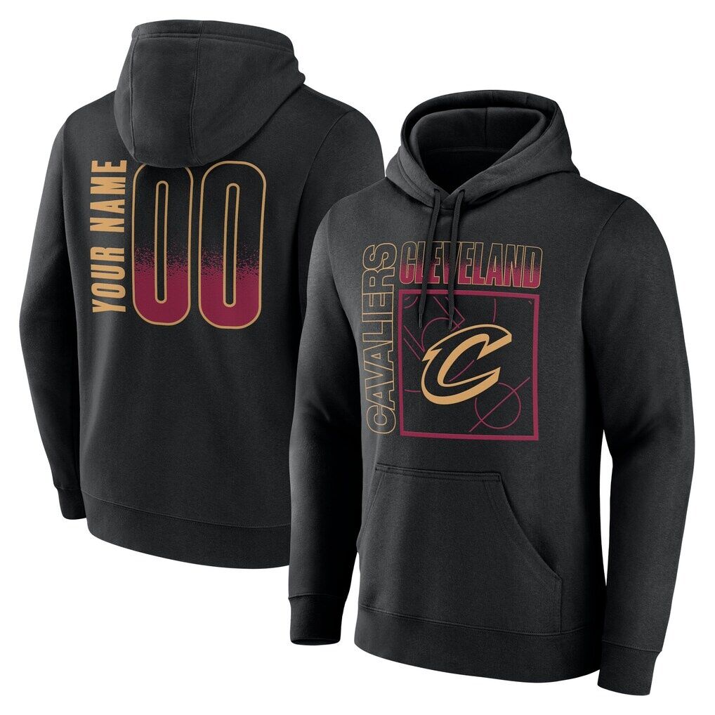 Cleveland Cavaliers Big & Tall Home Court Pop Personalized Name & Number Hoodie