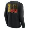 Denver Nuggets Home Court Pop Personalized Name & Number Sweatshirt - Black - Detail View