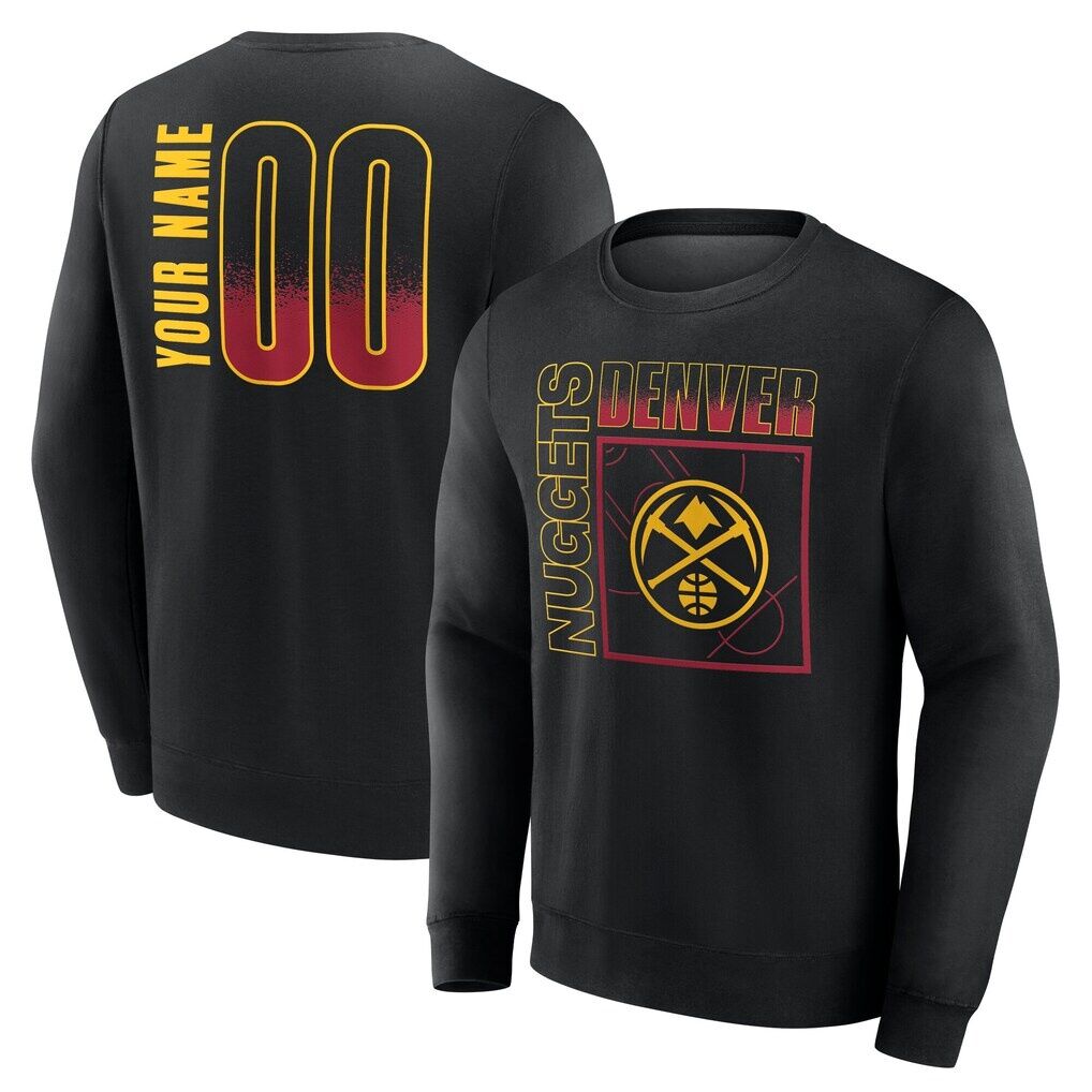 Denver Nuggets  Home Court Pop Personalized Name & Number Sweatshirt