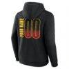 Denver Nuggets Home Court Pop Personalized Name & Number Hoodie - Black - Detail View