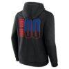 Detroit Pistons Big & Tall Home Court Pop Personalized Name & Number Hoodie - Black - Detail View