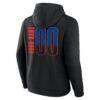 Detroit Pistons Home Court Pop Personalized Name & Number Hoodie - Black - Detail View