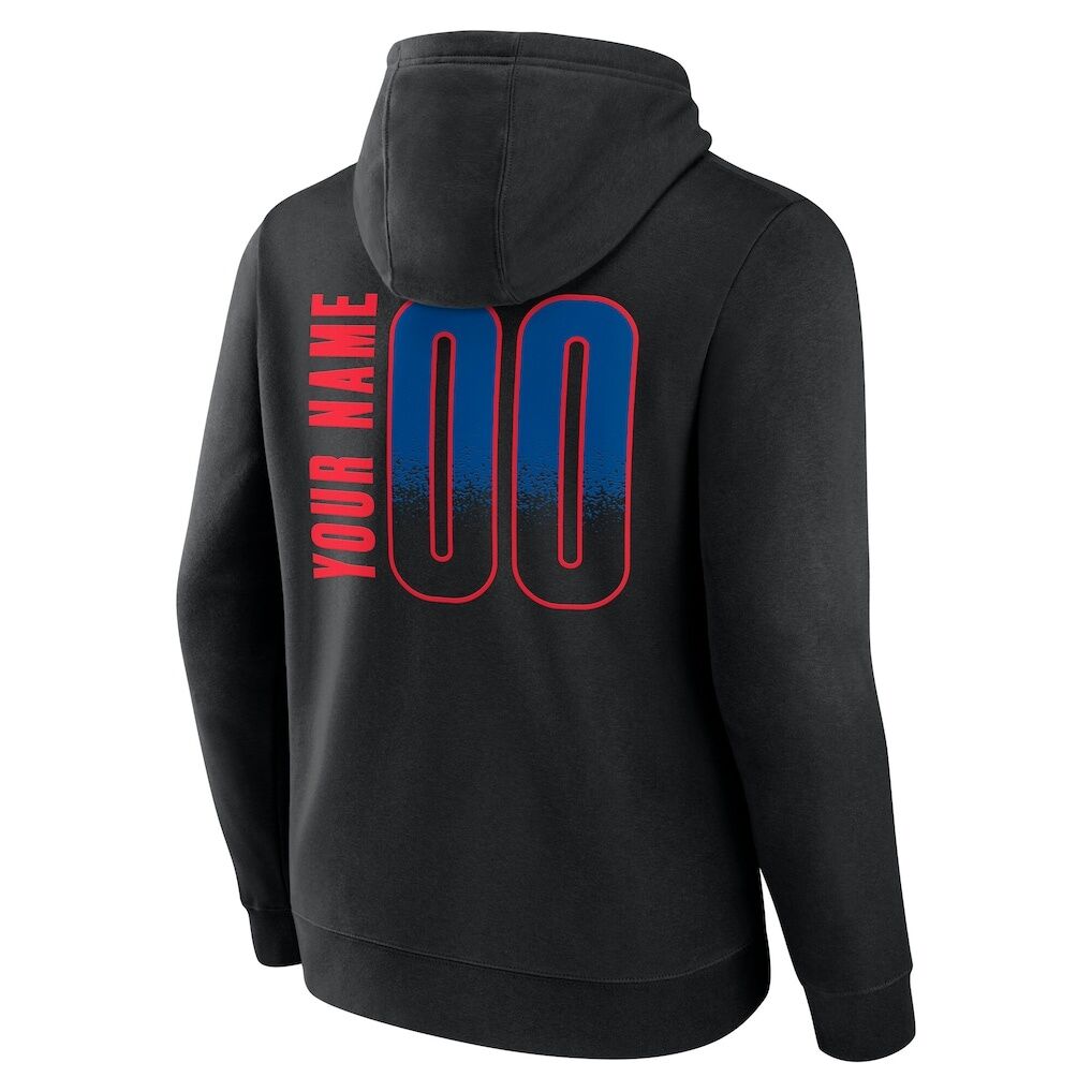 Detroit Pistons  Home Court Pop Personalized Name & Number Hoodie