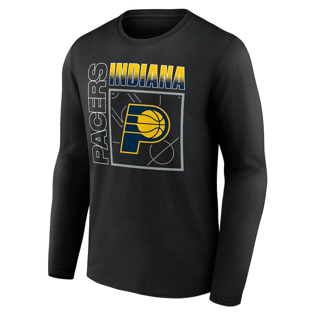 Indiana Pacers  Home Court Pop Personalized Name & Number Long Sleeve T-Shirt
