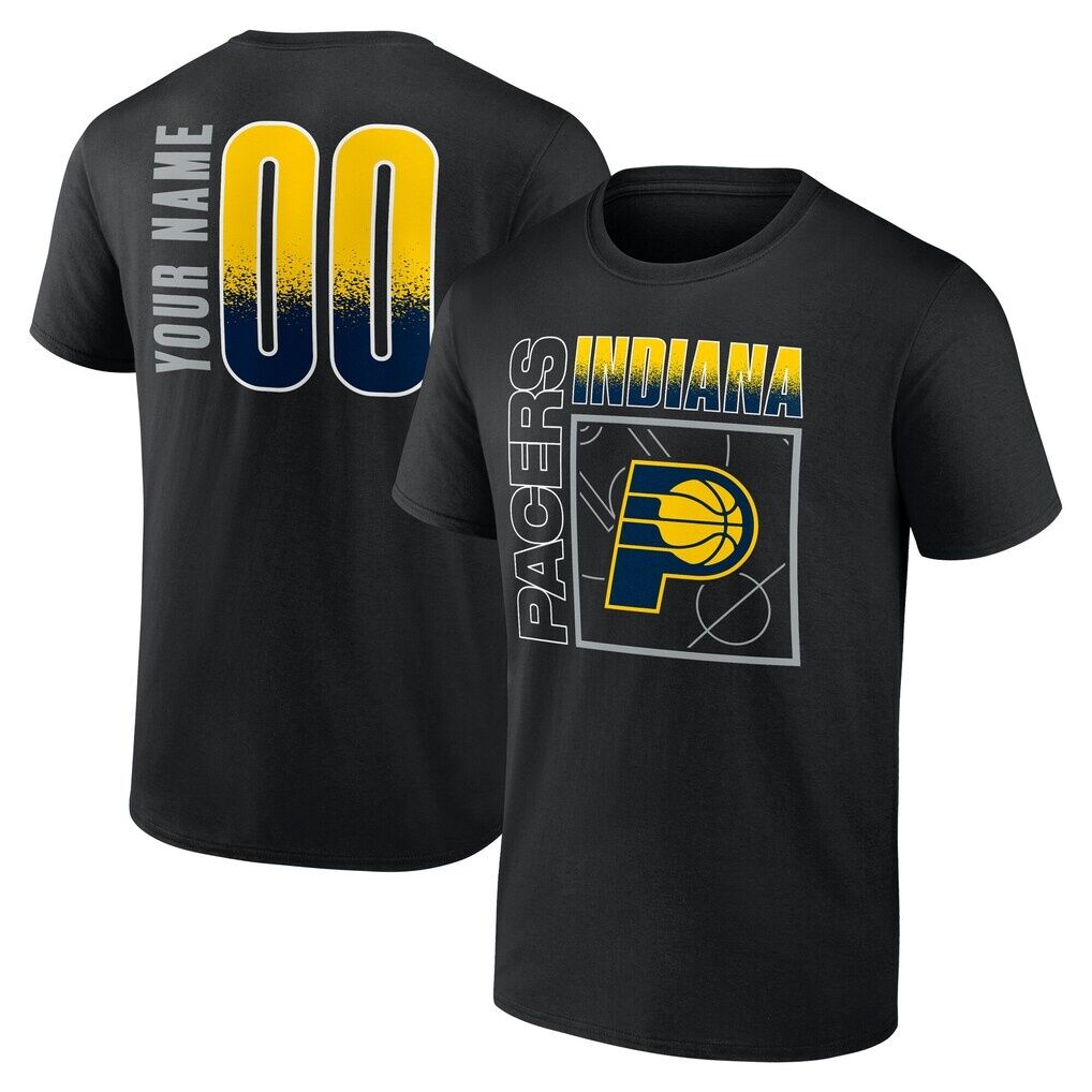 Indiana Pacers  Home Court Pop Personalized Name & Number T-Shirt