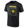 Indiana Pacers Home Court Pop Personalized Name & Number T-Shirt - Black - Side View