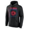 LA Clippers Big & Tall Home Court Pop Personalized Name & Number Hoodie - Black - Side View