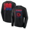 LA Clippers Home Court Pop Personalized Name & Number Sweatshirt - Black - Front View