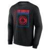 LA Clippers Home Court Pop Personalized Name & Number Sweatshirt - Black - Side View