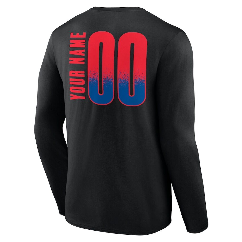 LA Clippers  Home Court Pop Personalized Name & Number Long Sleeve T-Shirt