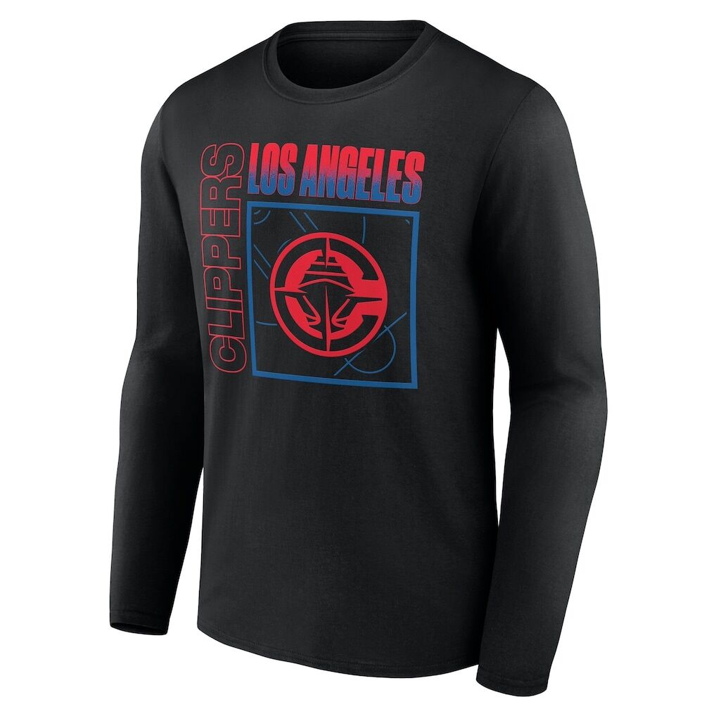 LA Clippers  Home Court Pop Personalized Name & Number Long Sleeve T-Shirt