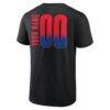 LA Clippers Home Court Pop Personalized Name & Number T-Shirt - Black - Detail View