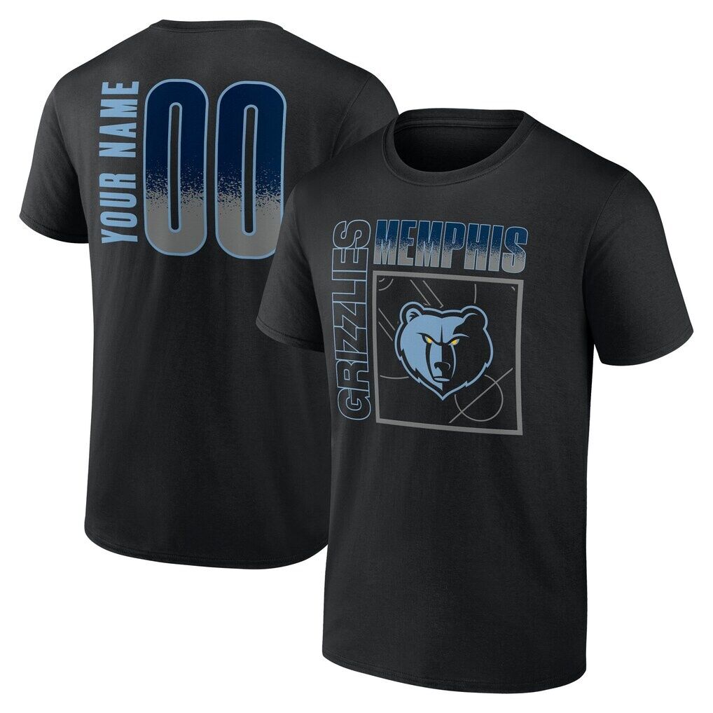 Memphis Grizzlies Big & Tall Home Court Pop Personalized Name & Number T-Shirt