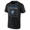 Memphis Grizzlies Big & Tall Home Court Pop Personalized Name & Number T-Shirt - Black - Side View