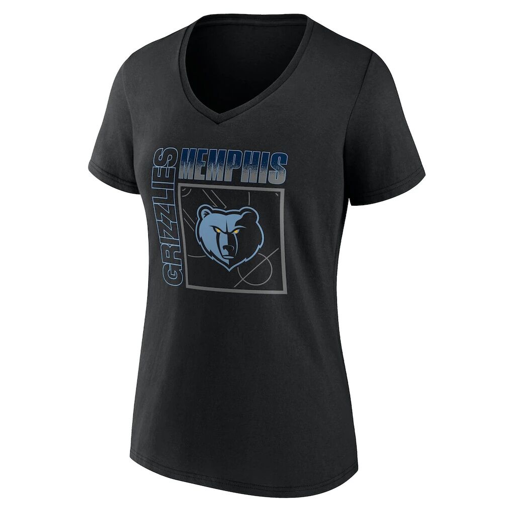 Memphis Grizzlies Women's Home Court Pop Personalized Name & Number V-Neck T-Shirt
