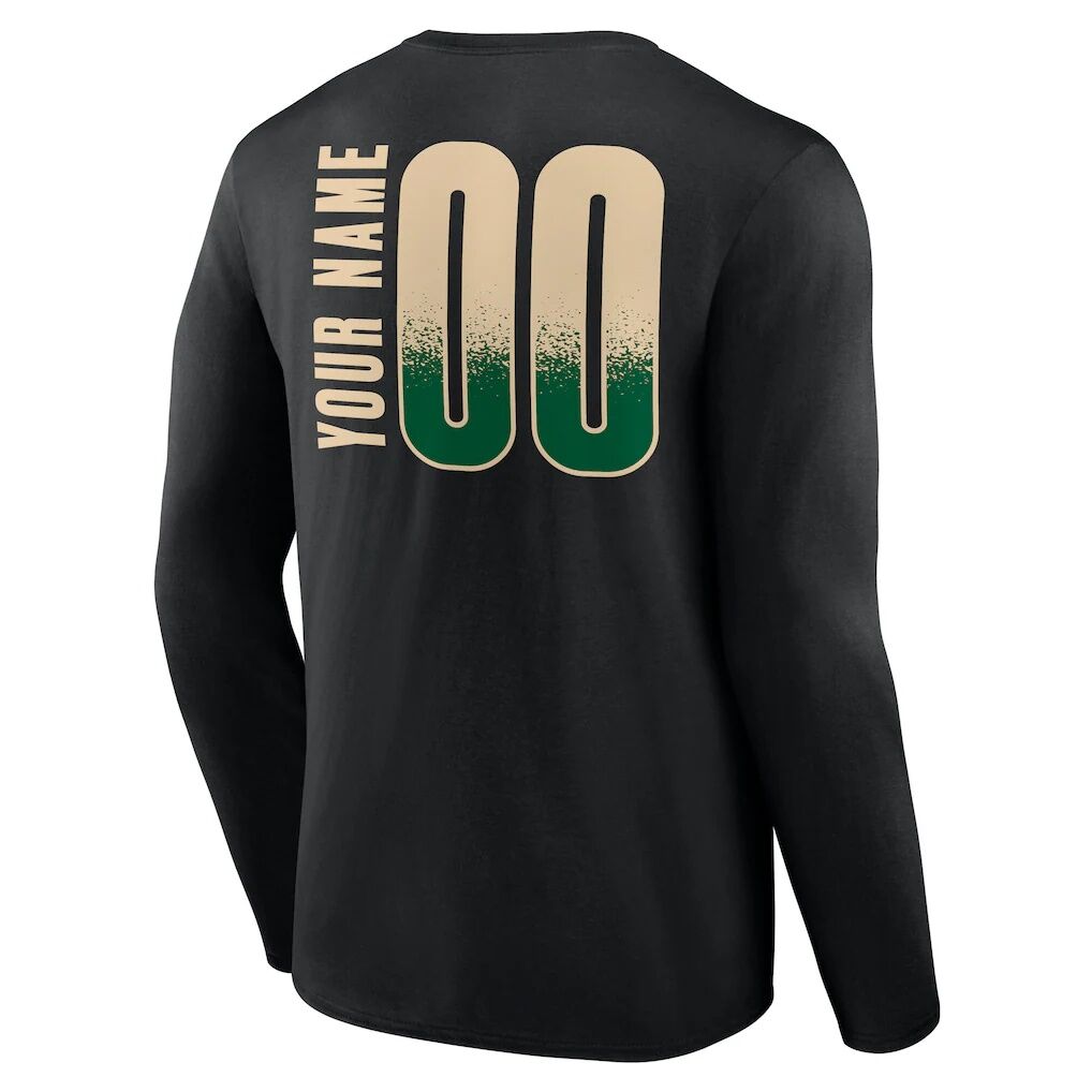 Milwaukee Bucks  Home Court Pop Personalized Name & Number Long Sleeve T-Shirt