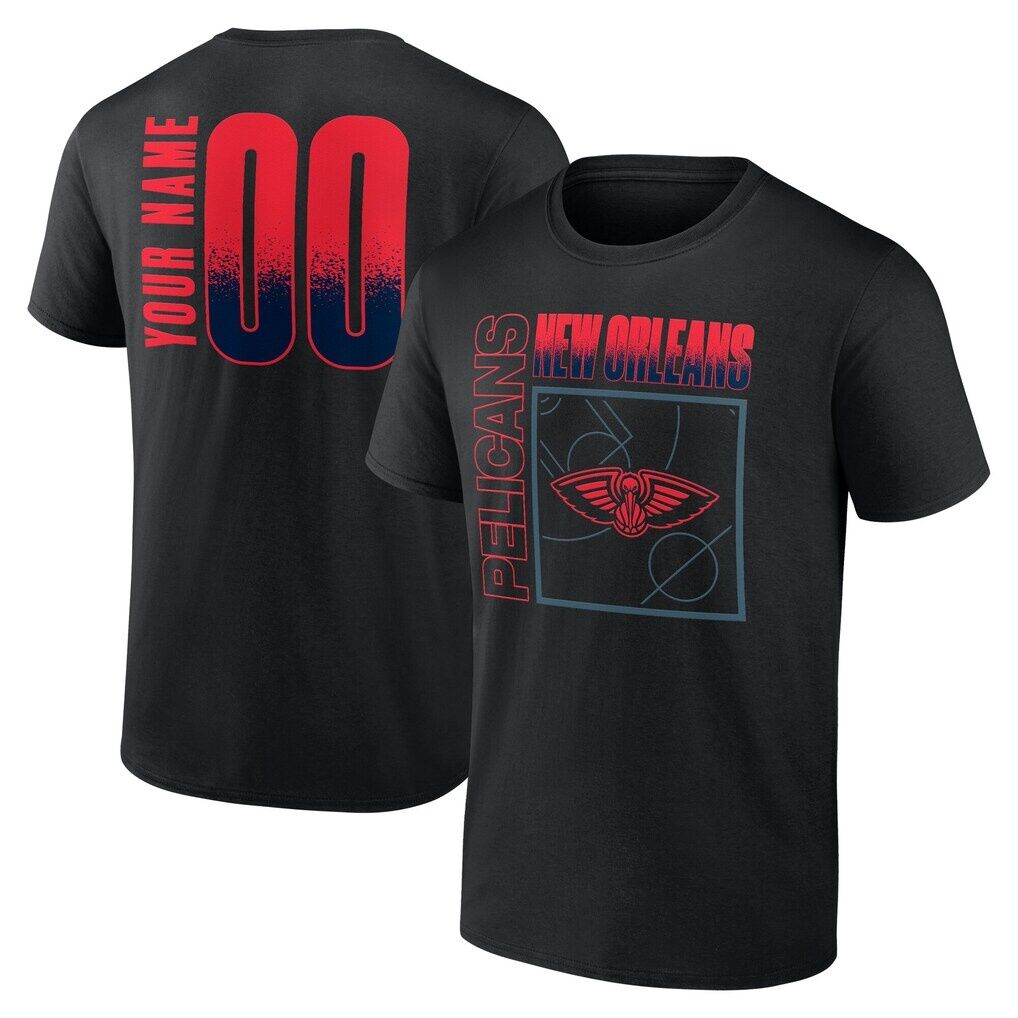New Orleans Pelicans  Home Court Pop Personalized Name & Number T-Shirt