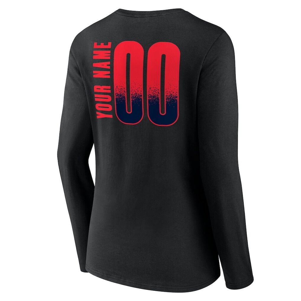New Orleans Pelicans Women's Home Court Pop Personalized Name & Number Long Sleeve V-Neck T-Shirt